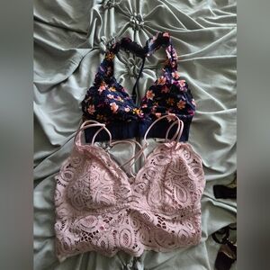 Two (VS Pink)Bralettes